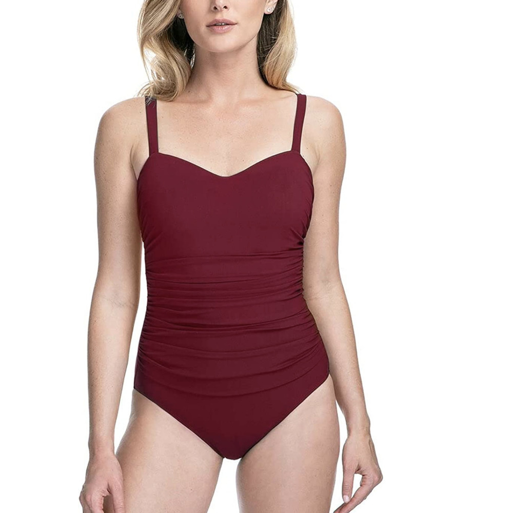 NEW Profile by Gottex Women's Sweetheart Cup Sized One Piece Swimsuit 8